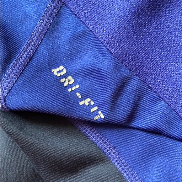 Nike Pro blue & black cropped compression leggings - Picture 11 of 12